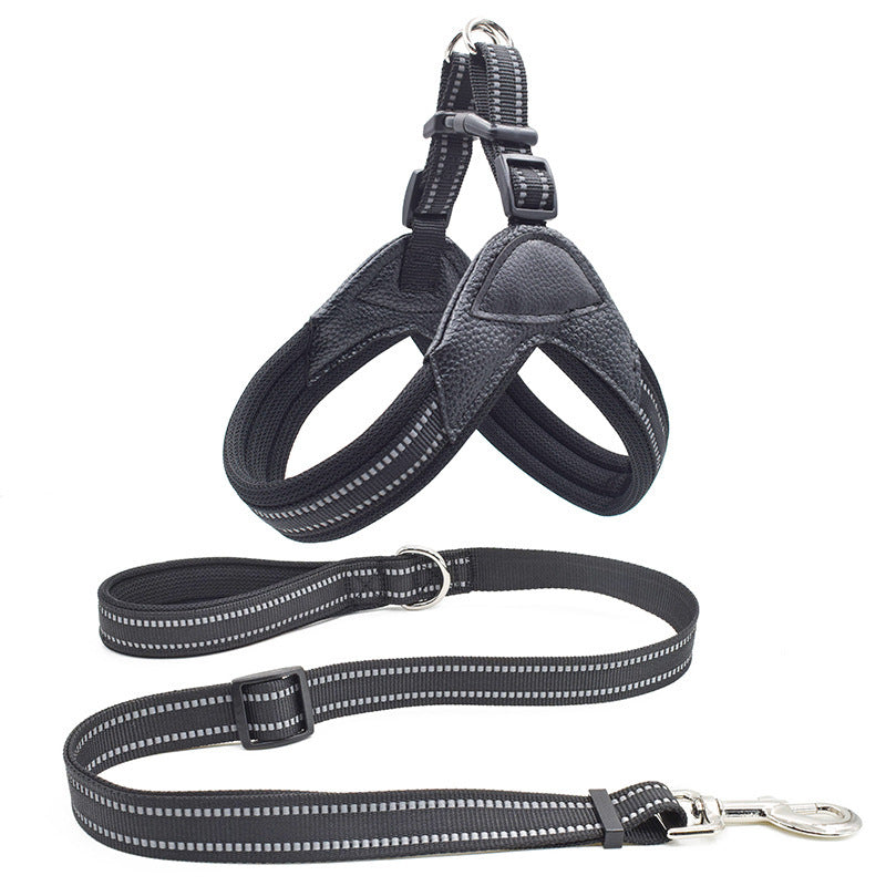 Pet chest harness traction rope set