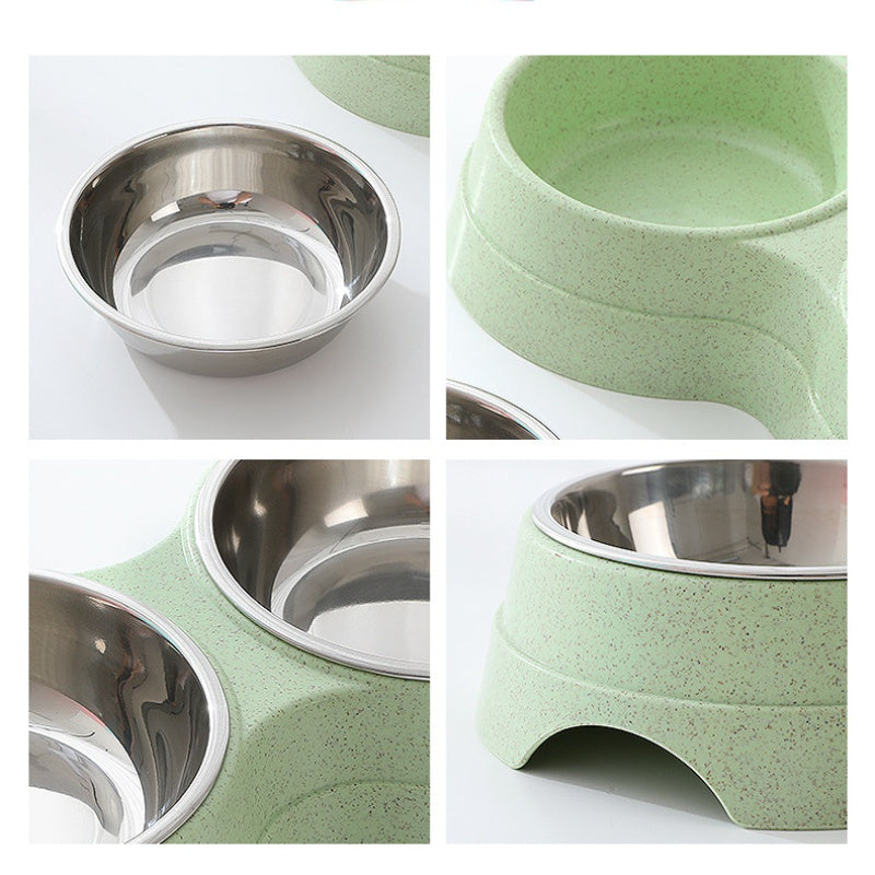 Stainless Steel Pet Drinking Dish Feeder