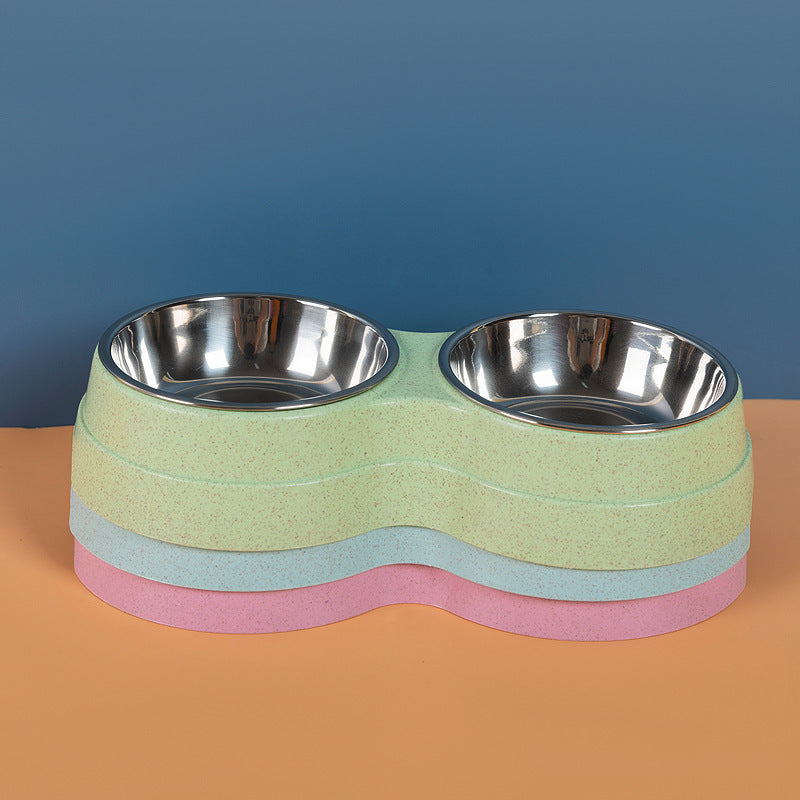 Stainless Steel Pet Drinking Dish Feeder